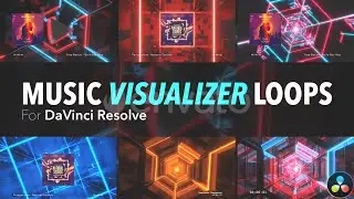 Music Visualizer Pack ★ DaVinci Resolve Templates ★