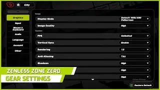 Zenless Zone Zero Settings Overview by ZenlessDiary !