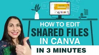 #Canva #LearnCanva How to Edit Shared Files in Canva