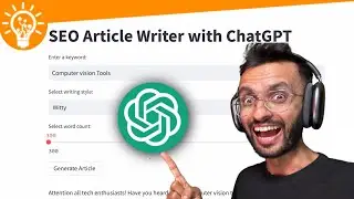 Code Your Own ChatGPT Article Generator with Python & Streamlit.