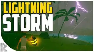 Base Building & Crazy Lightning Storm! Survival Game - YLands Gameplay [Trial Season 0 #2]  -