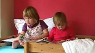 Samen lezen op het bed