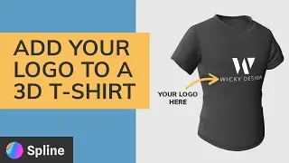 How to Add Logo on T-Shirt (Spline Tutorial)