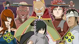 SASUKE MELAWAN RAIKAGE,MIZUKAGE,TSUCHIKAGE & KAZEKAGE | Naruto Ultimate Ninja Impact #19