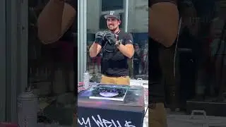 Random Street Spray Paint Art With No Plan!