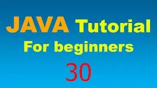 Java Tutorial for Beginners - 30 - Primitive and Object Reference variables