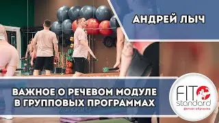 Речевой модуль при работе с группой. Андрей Лыч.