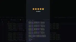 Animated Star Rating| HTML CSS & Javascript#shorts #short #shortvideo #shortsfeed