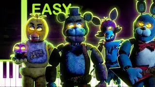 Five Nights at Freddy's Movie Theme Song - EASY Piano Tutorial