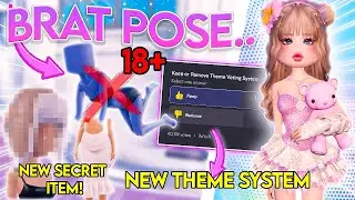 DTI PLAYERS MISUSED THIS POSE.. new secret item & more! | Dress To Impress Roblox