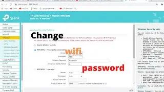 How to change wifi password