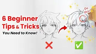 How to Draw Anime Boy Hair Tutorial | 2 Beginner Mistakes and 6 Simple Tips you need to know!