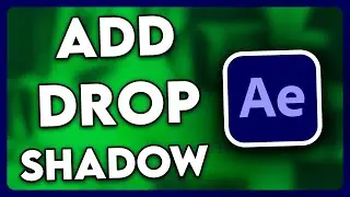 How to Add Drop Shadow in After Effects (EASY!)