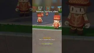 Genshin X Subway Surfers #genshinimpact #shorts #hoyoverse