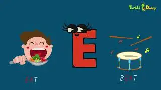 Learn to Write the Uppercase Letter E with TurtleDiary.com!