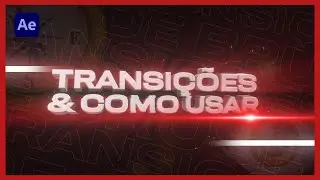 PACK DE TRANSIÇÕES DE BRUSH + COMO USAR! - After Effects