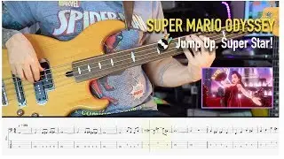 Jump Up, Super Star! BASS from SUPER MARIO ODYSSEY (sheet/tab included) @robsonbaroli