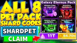 NEW 8 SECRET FREE UNLIMITED SHARD PET PACK CODES IN NINJA LEGENDS 2! Roblox