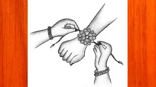Happy Raksha Bandhan Drawing || Raksha Bandhan Drawing Sister and Brother || Drawing রাখি বন্ধন