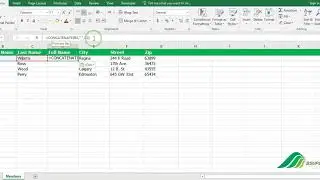 How to Merge Cells in Excel Using Formula