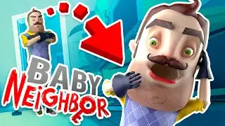 NEW Turning the NEIGHBOR into A BABY to ESCAPE!?!! (Baby Hands VR Hello Neighbor)