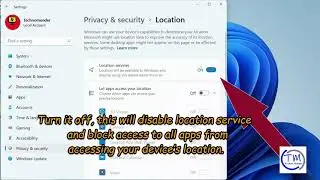 How to Disable or Enable Location Services in Windows 11