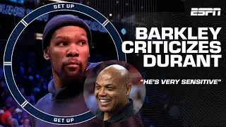 Kevin Durant claps back at Charles Barkley for saying hes very sensitive 👀 | Get Up