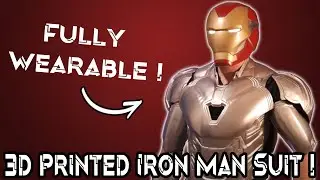 3D Printing a Fully Wearable Iron Man Mark 85 Suit | Iron Man MK85 Suit Update 23