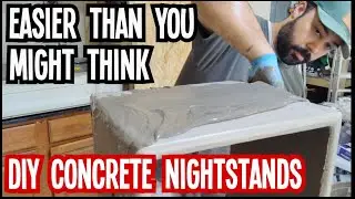 An Easier Way To Make Concrete Nightstand