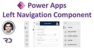 PowerApps Left Navigation Component