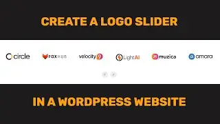 How To Create A Logo Slider in WordPress Website using GS Logo slider Plugin | Free Plugin