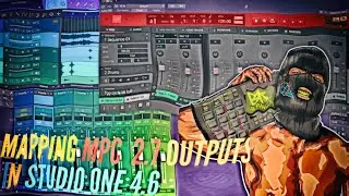 How To Map MPC VST Plugin In Studio One 4.6 | MPC Audio Track Outputs