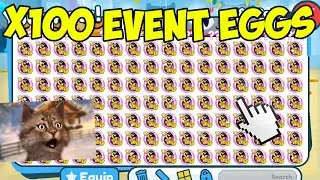 I Opened 100 EVENT EGGS In Pet Simulator X