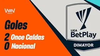 Once Caldas vs. Nacional (goles) | Liga BetPlay Dimayor 2024- 2 | Fecha 3