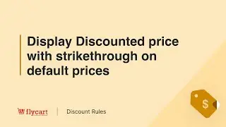 Display Discounted price with strikethrough on default prices