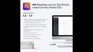 Shipping cost by Zip, Postal code, Country, State, City for PrestaShop