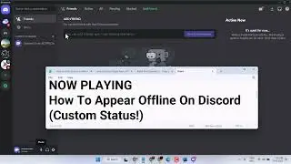 How To Appear Offline On Discord [Custom Status!]