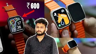 Best Apple Watch Clone Series 8 Ultra  || S8 Ultra Vs Watch 8 Ultra Only @600 Rupee