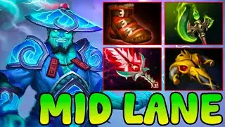 21 Kills Storm Spirit Dota 2 Pro Gameplay Guide Item Build Highlights Skills Mid Patch - 7.36