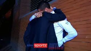 Jose Mourinho hugs Marco Materazzi after Inter Milan's Champions League win