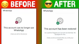 How to Solve This account can no longer use whatsapp |This account can no longer use whatsapp Solved