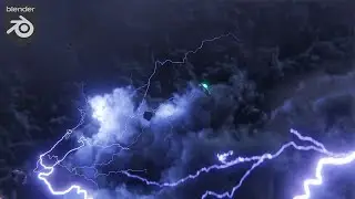 Slow Motion Lightning Simulation in Blender