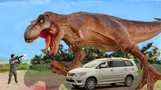 New Hollywood Movie (2023) Dinosaur Attack | T-rex Vs Anaconda | Jurassic Park| Dinosaur