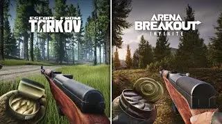 Arena Breakout Infinite (PC) vs Escape From Tarkov | Weapons Food Drinks and Meds Comparison