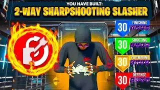 *NEW* 2-WAY SHARPSHOOTING SLASHER IS THE BEST GUARD BUILD IN NBA 2K24! BEST GAMEBREAKING GUARD BUILD