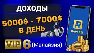 Доходы в Royal Q! Партнер V6 Малайзия Робот RoyalQ