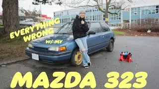 Everything Wrong with my 1990 Mazda 323 ($350 Facebook Find)