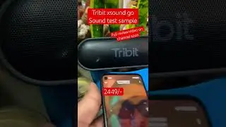 Tribit xsound go sound test sample