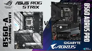 ROG Strix B560-A Gaming Wifi vs Aorus B560 Pro AX I How much the difference?