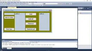 how add items from a textbox to list box and then move them to another listbox in  vb.net